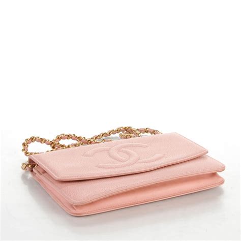 pink caviar leather chanel timeless wallet on chain|Chanel Timeless Wallet On Chain Caviar Pink .